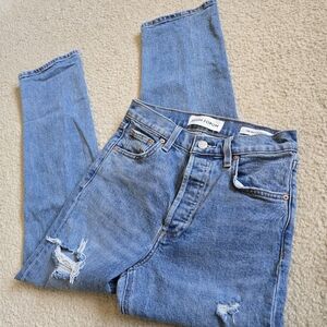 Denim Forum The Arlo High Rise StraightHigh-Waisted Straight Jeans Size 25